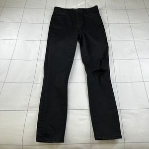 Abercrombie & Fitch Jeans Women 27 Black Super Skinny Ankle High Rise Curve Love